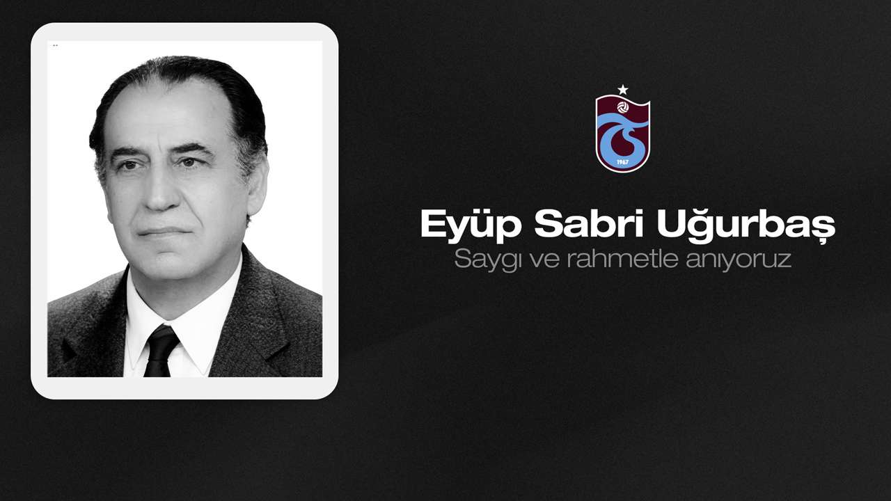 Trabzonspor, Eyüp Sabri Uğurbaş’ı andı