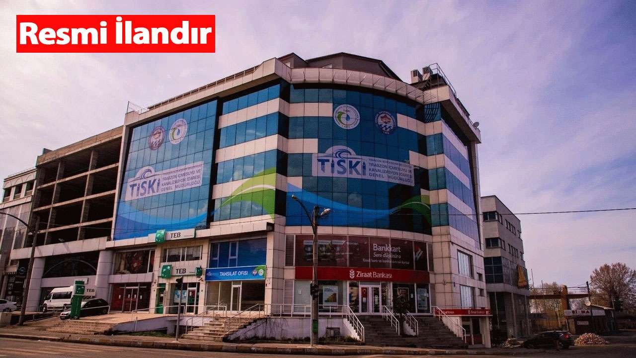 Trabzon İçmesuyu Ve Kanalizasyon İdaresi Genel Müdürlüğü Etüd Proje Hizmeti Alacak