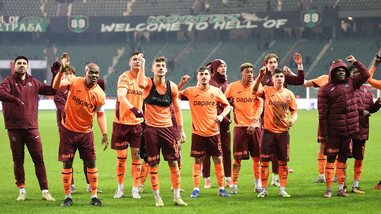 Trabzonspor ligin zirvesinde: Diğer takımlara örnek oldu