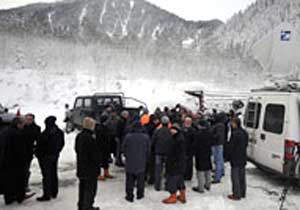 Ovit yolu ulaşıma kapandı!