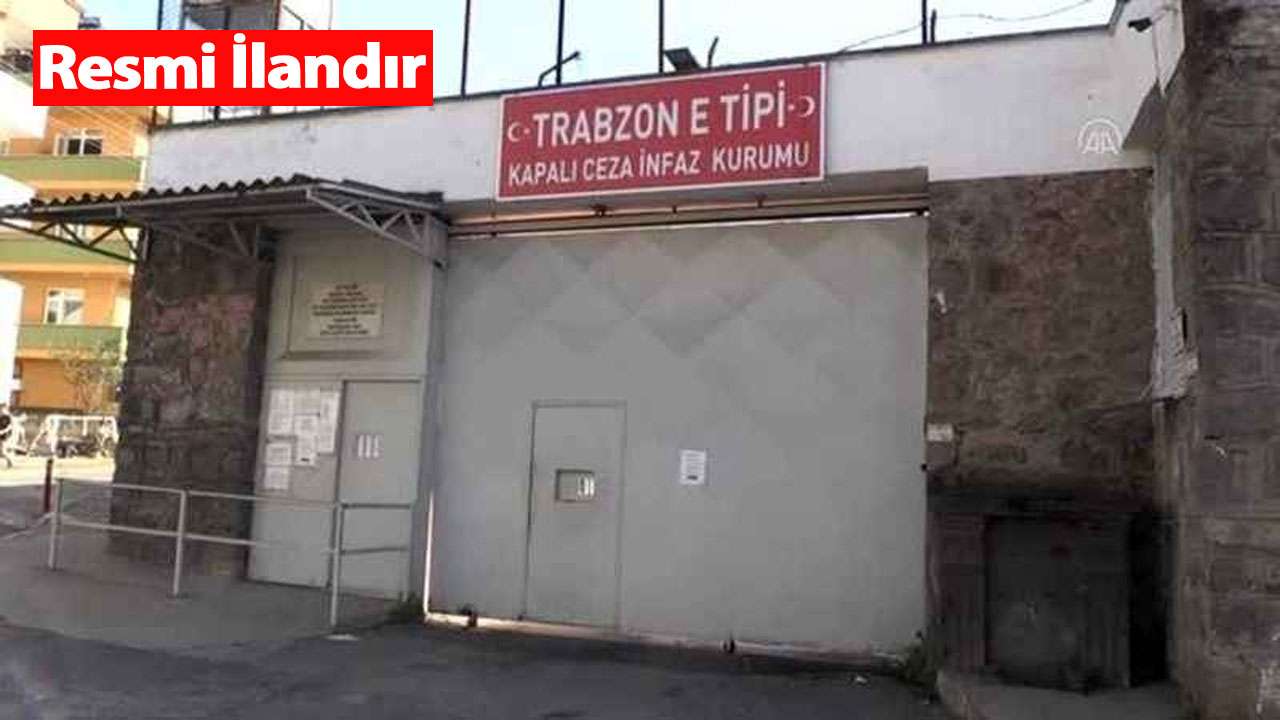 Trabzon E Tipi Ceza İnfaz Kurumu Yaş Sebze Meyve Alımı Yapacak