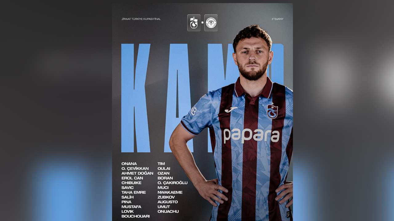 Trabzonspor’un Konyaspor maçı kamp kadrosu belli oldu
