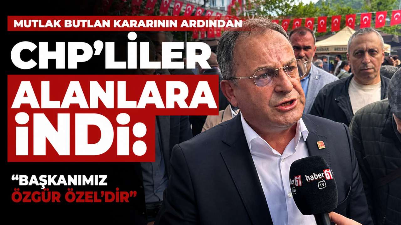 Mutlak butlan kararının ardından CHP’liler alanlara indi: “Başkanımız Özgür Özel’dir