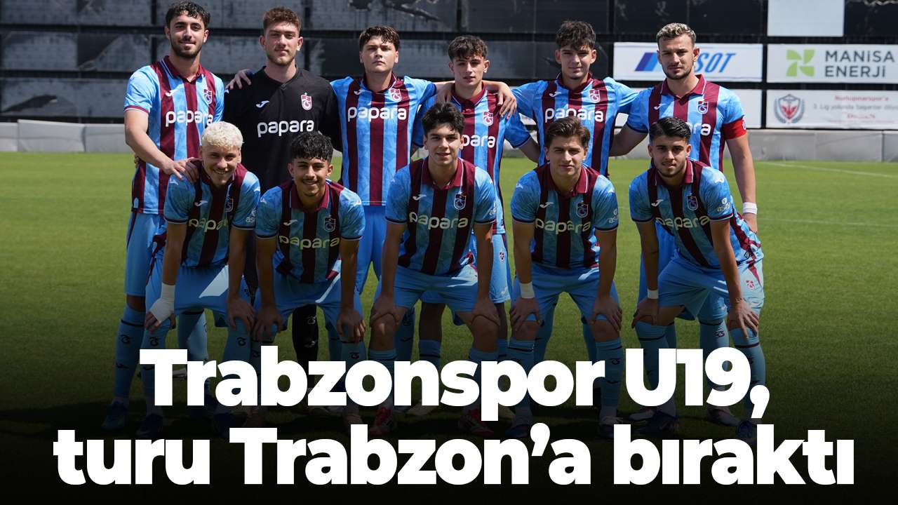 Trabzonspor U19 Manisa FK deplasmanından beraberlikle döndü