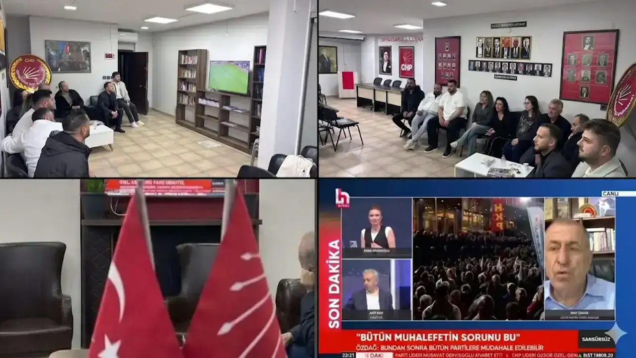 Siyasi yoğunlukta Trabzonspor heyecanı! CHP’de maç takibi