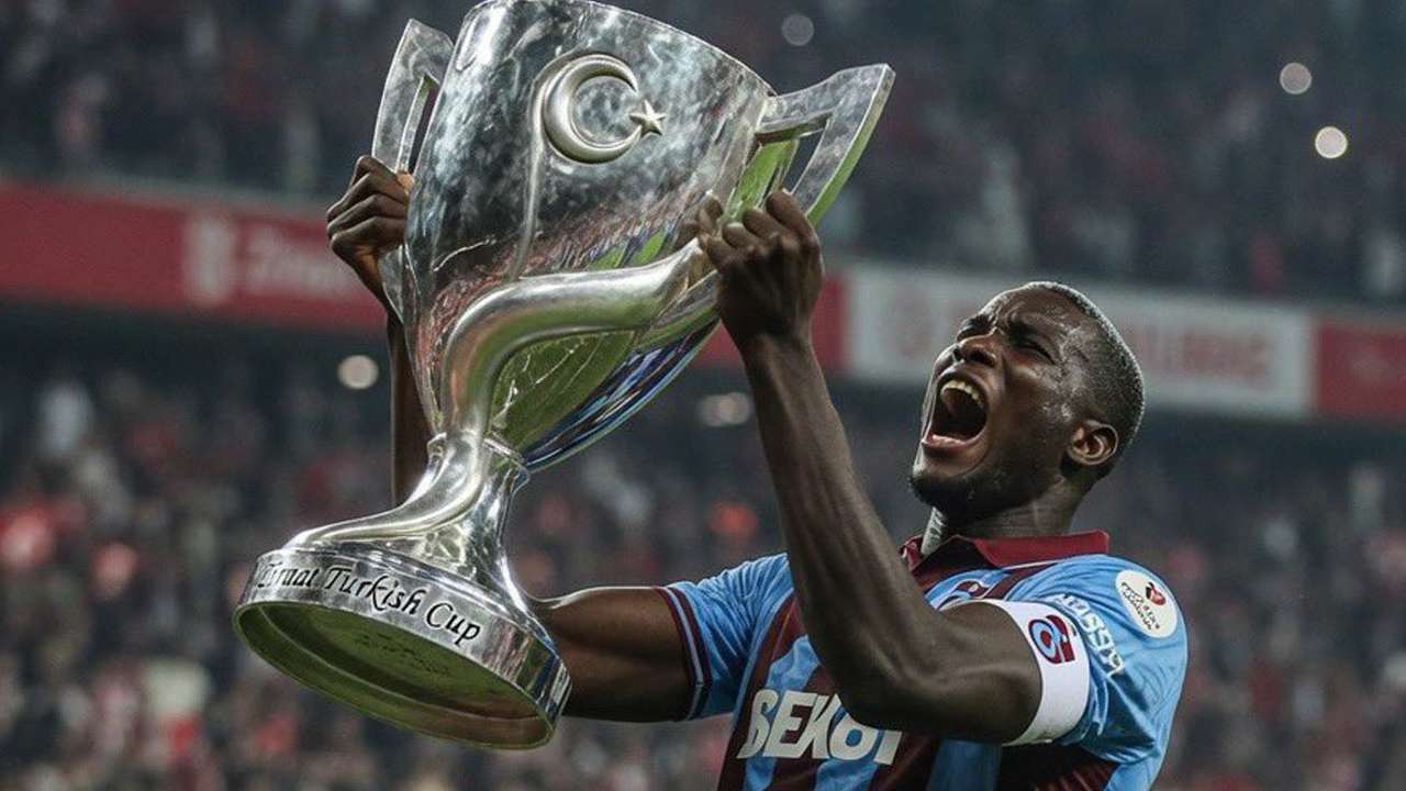 Onuachu sezonu zirvede kapattı! Finalde şov yaptı, kupayı Trabzonspor’a getirdi