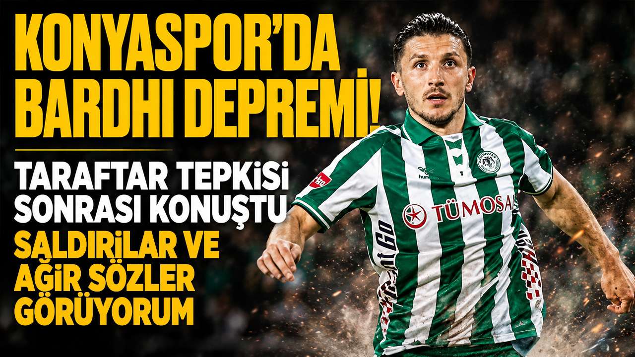 Konyaspor’da Bardhi depremi! Taraftar tepkisi sonrası konuştu