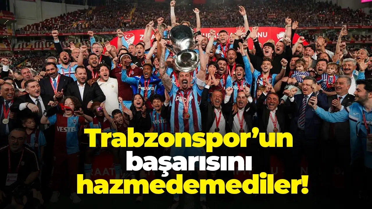 Trabzonspor’un başarısını hazmedemediler!