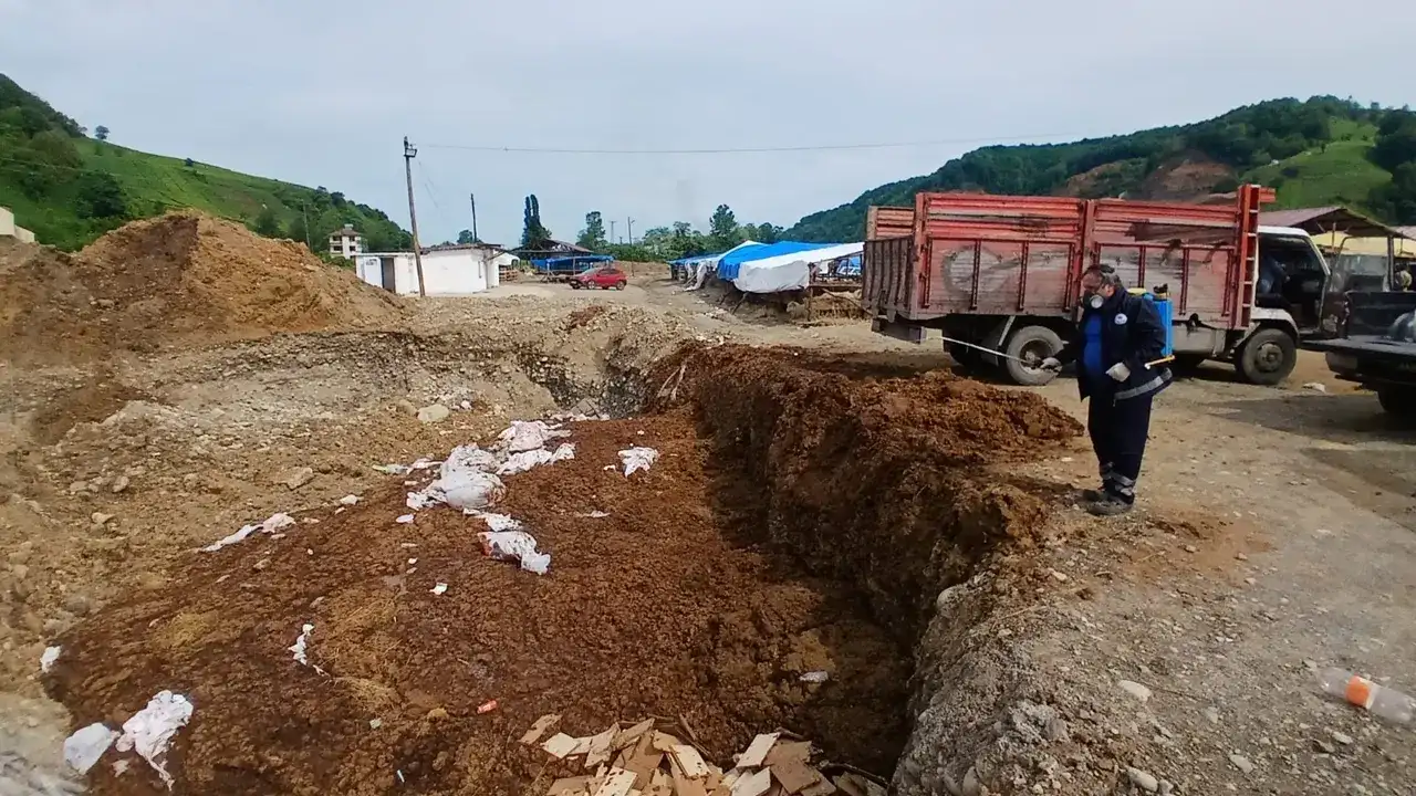 Trabzon’da kurban alanlarında yoğun hijyen mesaisi