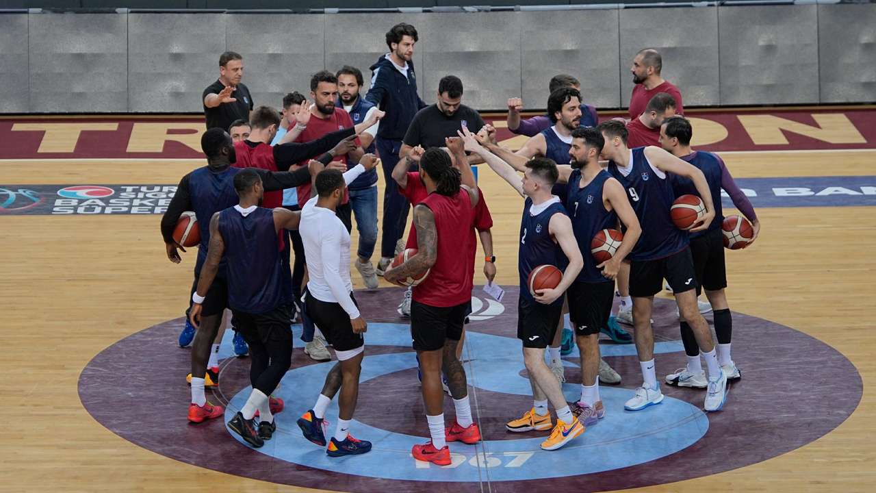 Trabzonspor Basketbol Takımı hazırlıklarını tamamladı! Bahçeşehir Koleji maçı yarın