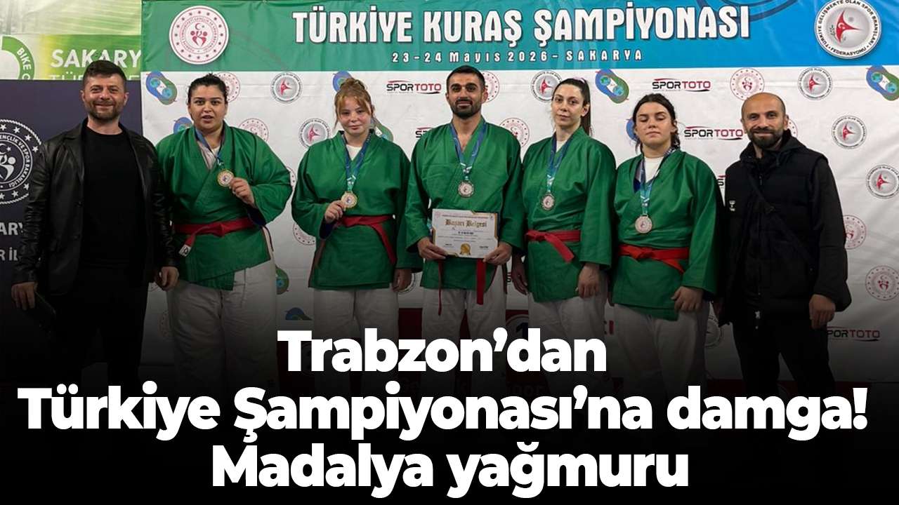 Trabzon’dan Türkiye Şampiyonası’na damga! Düzköy Belediyesi Spor Kulübü’nden madalya yağmuru