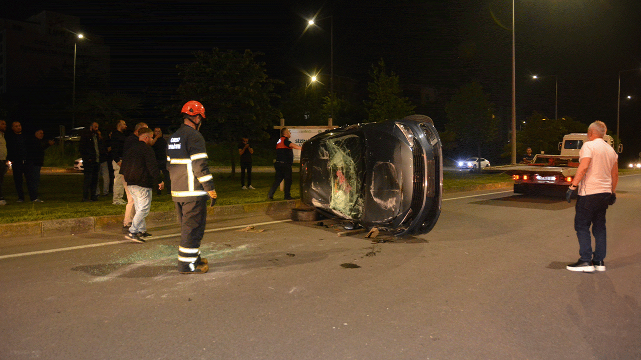 Ordu’da alkollü sürücünün karıştığı kazada 2 kişi yaralandı