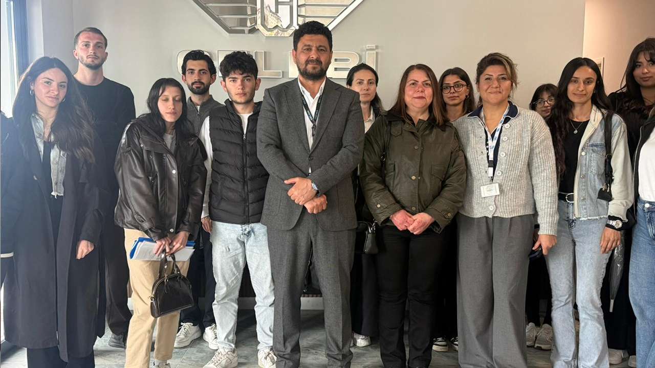 Trabzon’da turizm öğrencilerinden Çelebi Hava Servisi’ne teknik gezi