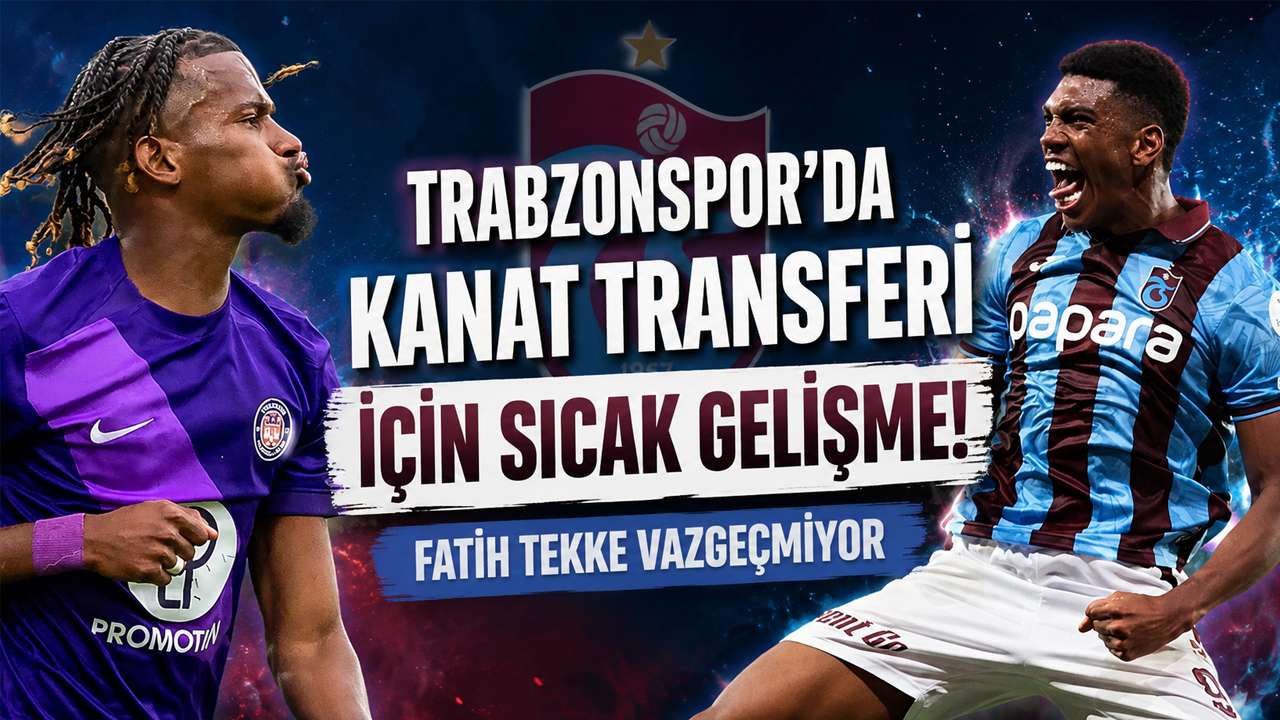 Trabzonspor’da kanat transferi için sıcak gelişme! Fatih Tekke vazgeçmiyor