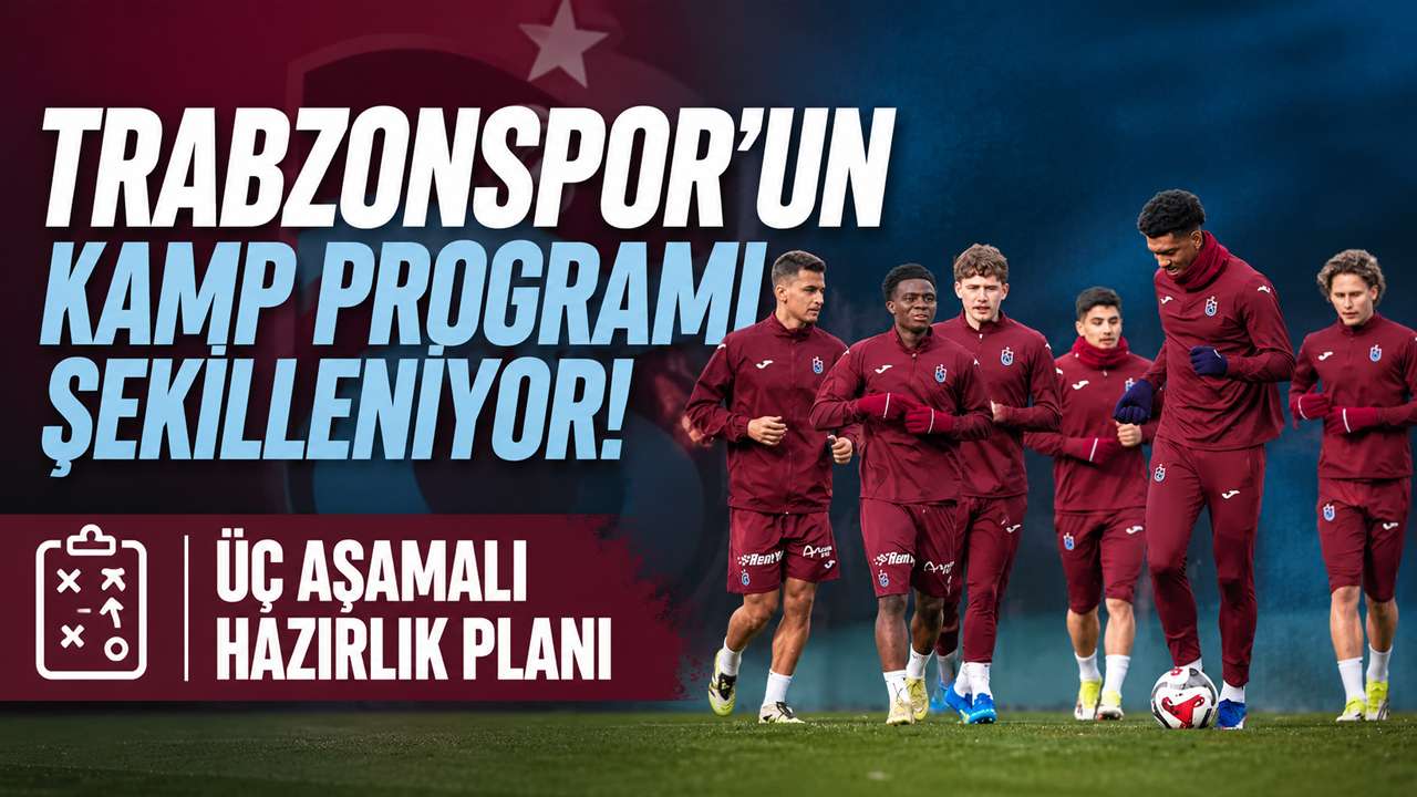 Trabzonspor’un kamp programı şekilleniyor! Üç aşamalı hazırlık planı