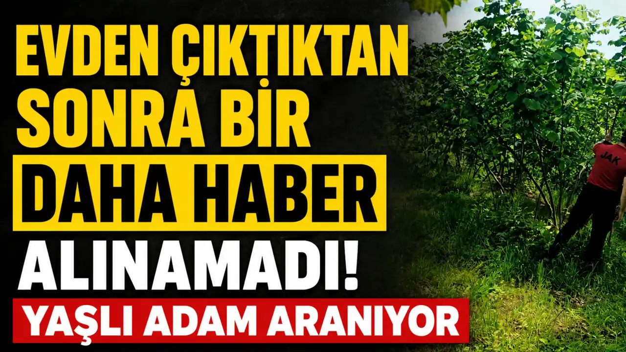 Ordu’da kaybolan Alzheimer hastası yaşlı adam aranıyor