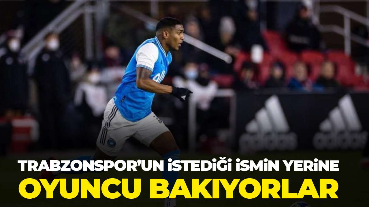 Trabzonspor’un istediği yıldızın yerine oyuncu bakıyorlar!