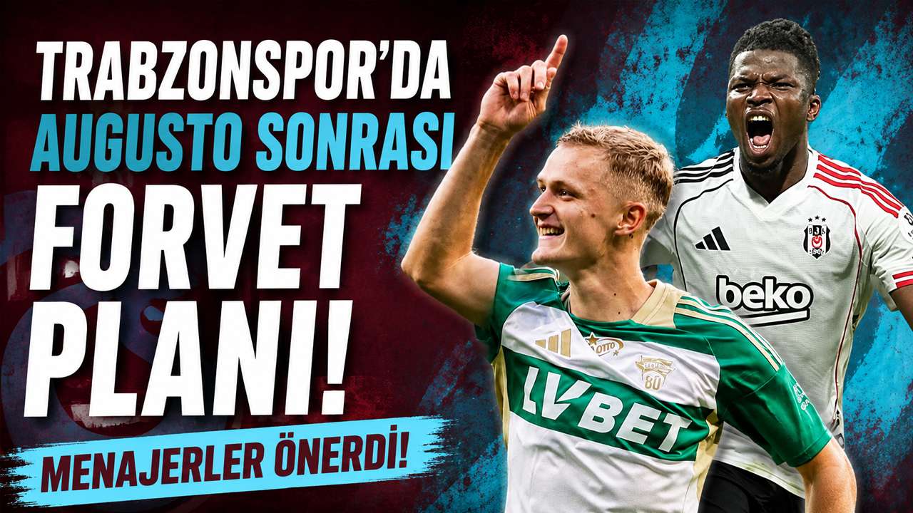 Trabzonspor’da Augusto sonrası forvet planı! Menajerler önerdi!