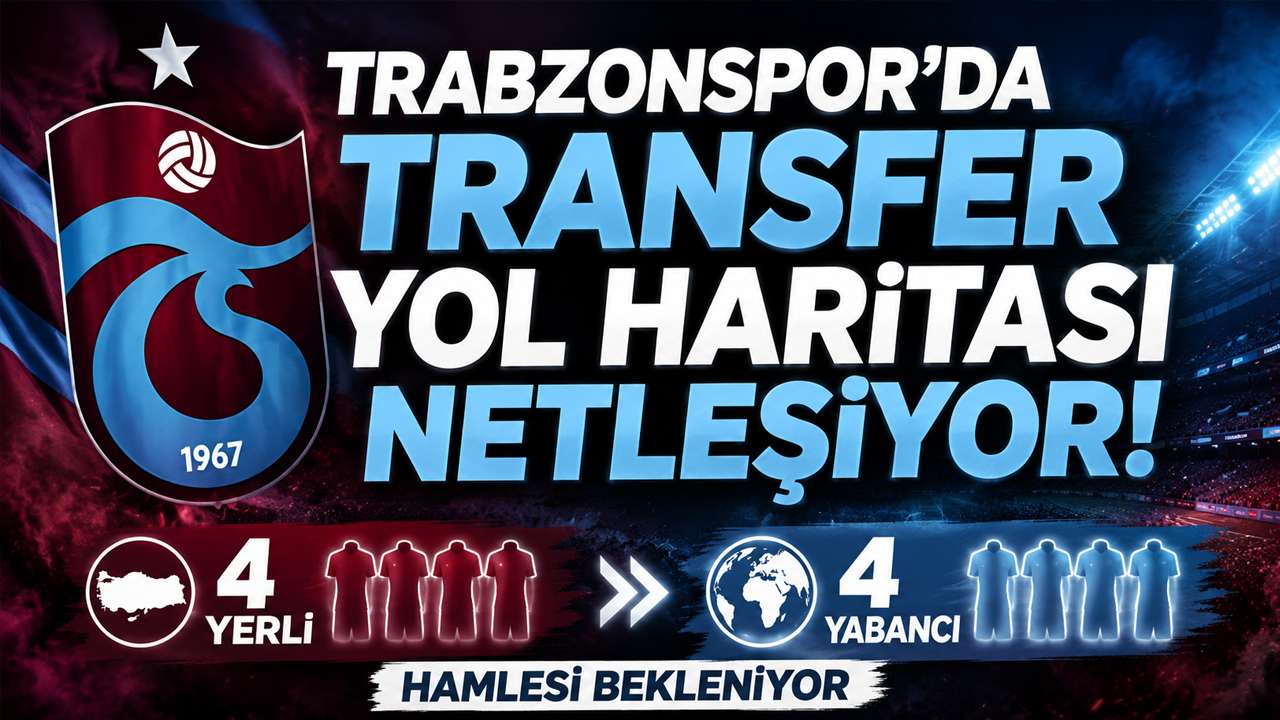 Trabzonspor’da transfer yol haritası netleşiyor! 4 yerli, 4 yabancı hamlesi bekleniyor