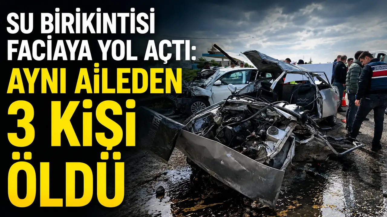 Su birikintisi faciaya yol açtı: Aynı aileden 3 kişi öldü