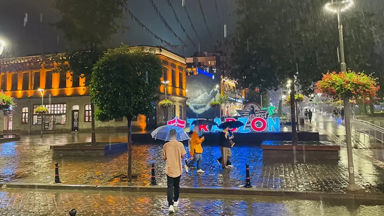 Trabzon’da sağanak alarmı! Meteoroloji’den yağış uyarısı