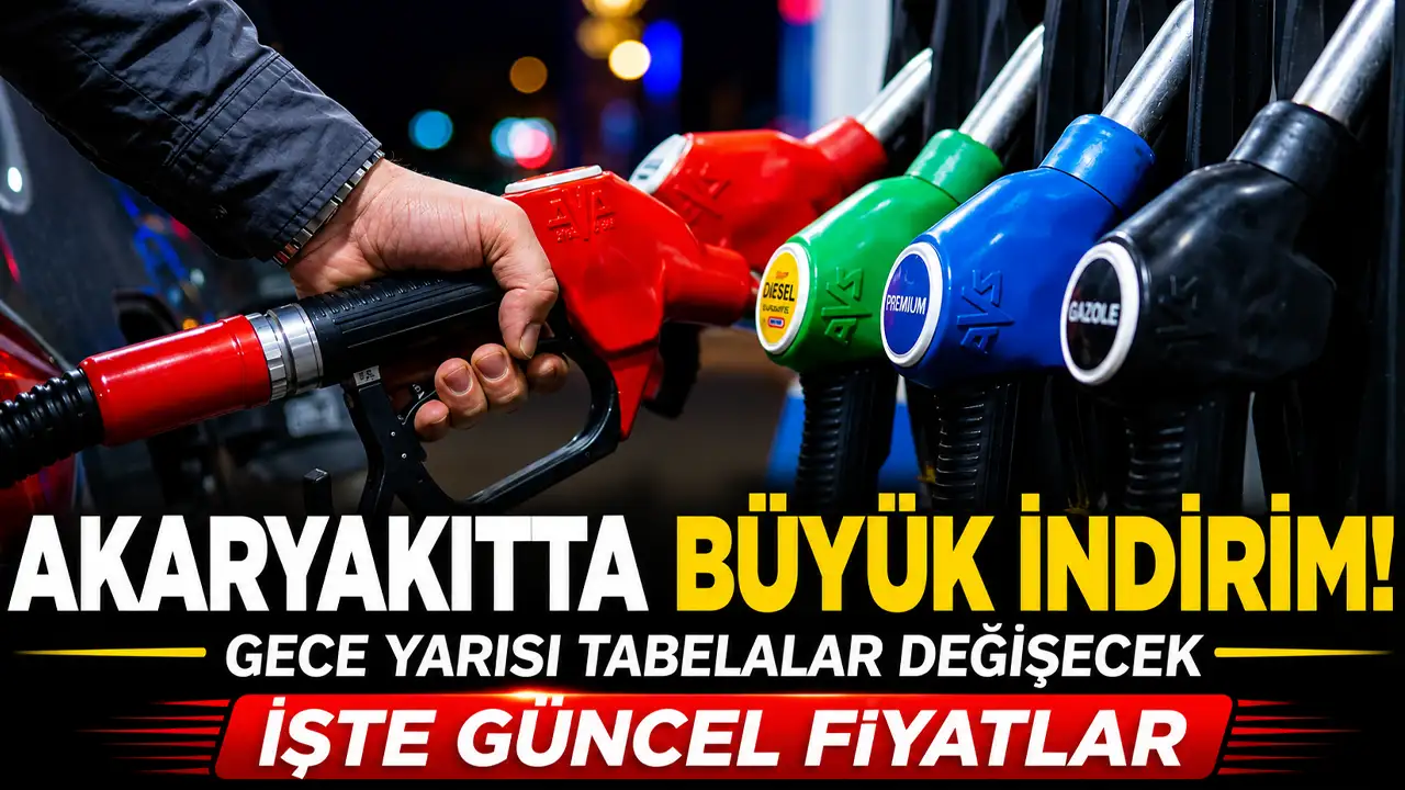 Akaryakıtta büyük indirim müjdesi! Gece yarısı tabelalar değişecek: İşte güncel fiyatlar