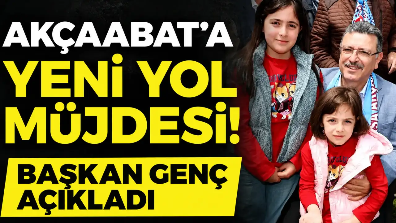 Akçaabat’a yeni yol müjdesi! Başkan Genç açıkladı