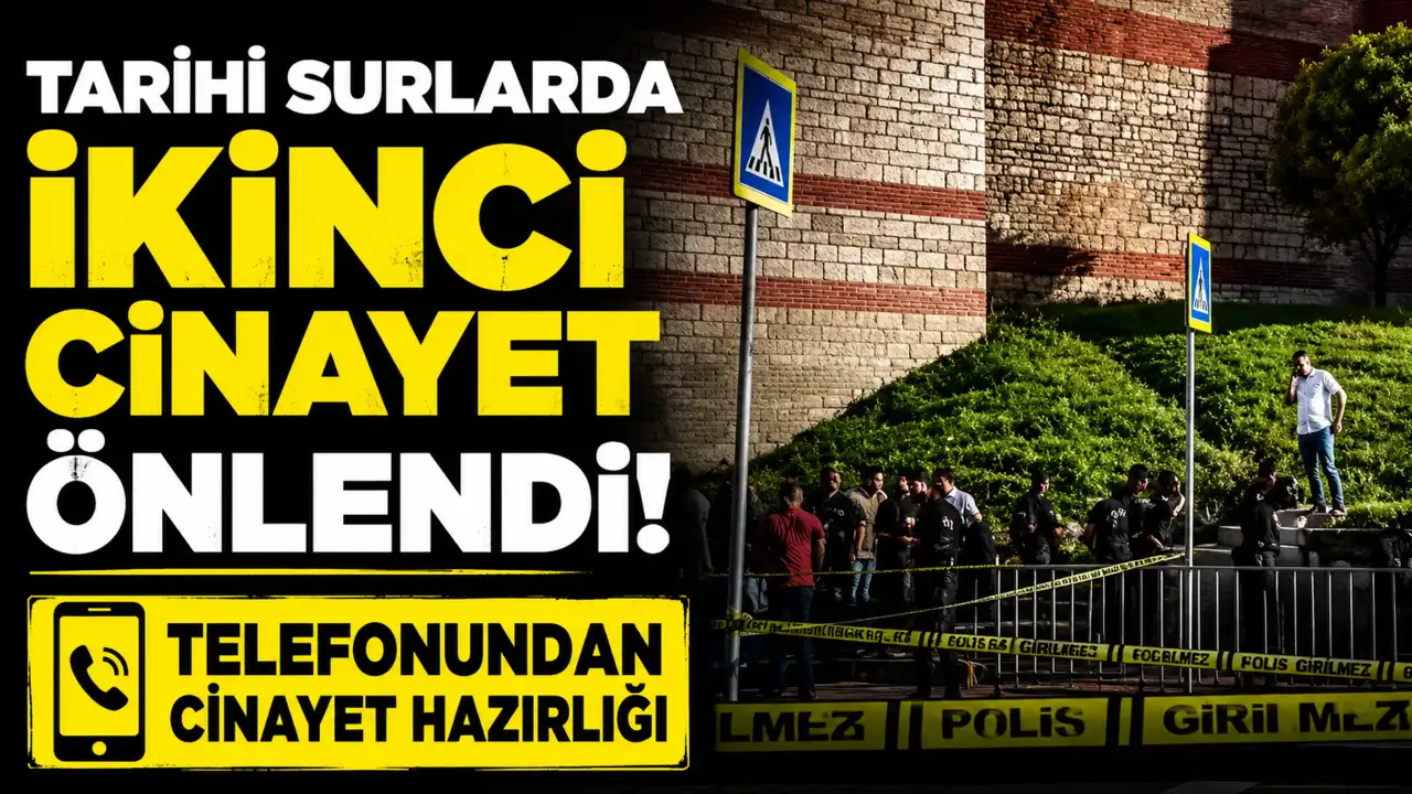 Tarihi surlarda ikinci cinayet önlendi! Cinayet girişimi son anda önlendi