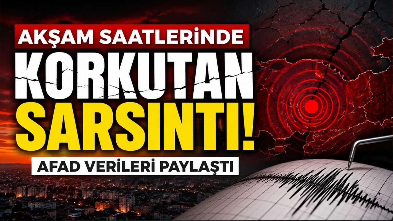 Akşam saatlerinde korkutan sarsıntı! AFAD verileri paylaştı