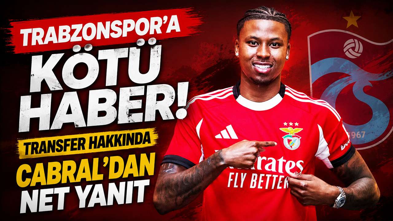 Trabzonspor'a kötü haber! Transfer hakkında Cabral’dan net yanıt