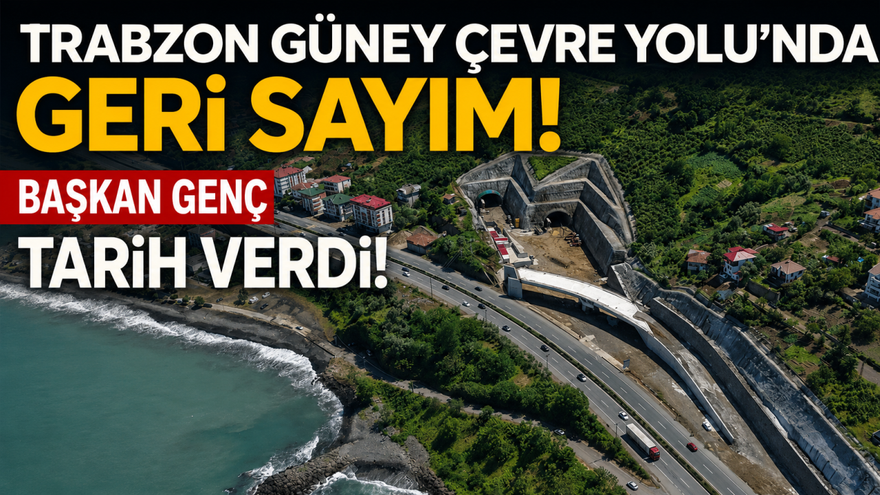 Trabzon Güney Çevre Yolu’nda geri sayım: Başkan Genç tarih verdi