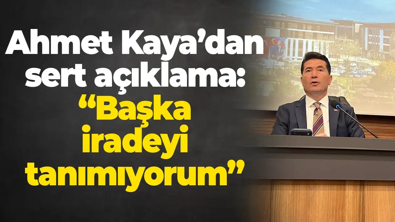 Ahmet Kaya’dan sert açıklama: “Başka iradeyi tanımıyorum”
