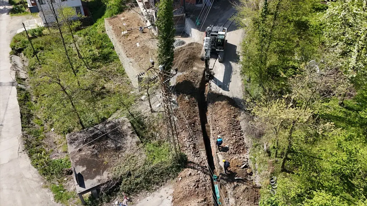 Trabzon’da çevreci altyapı yatırımı! 1,6 kilometrelik hat tamamlandı