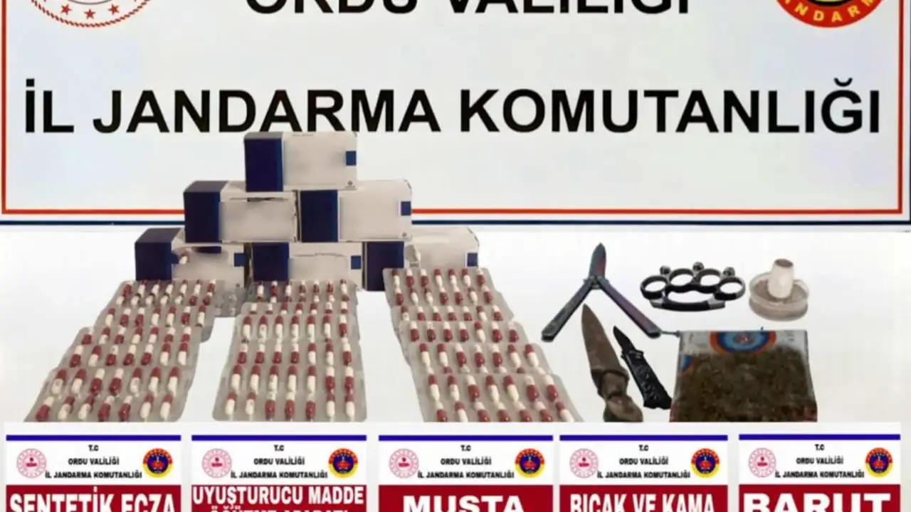 Ordu ve Samsun'da uyuşturucu operasyonu: 7 tutuklama