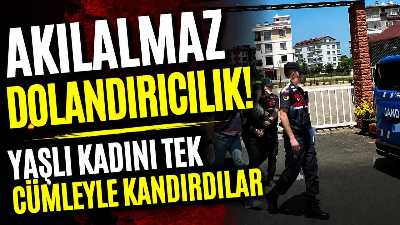 Akılalmaz dolandırıcılık! Yaşlı kadını tek cümleyle kandırdılar