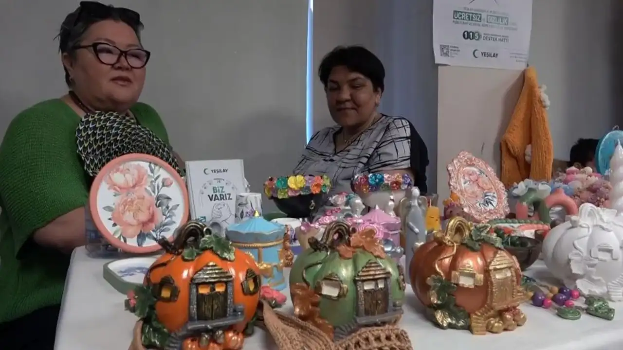 Giresun’da atık malzemeler sanat eserine dönüştü