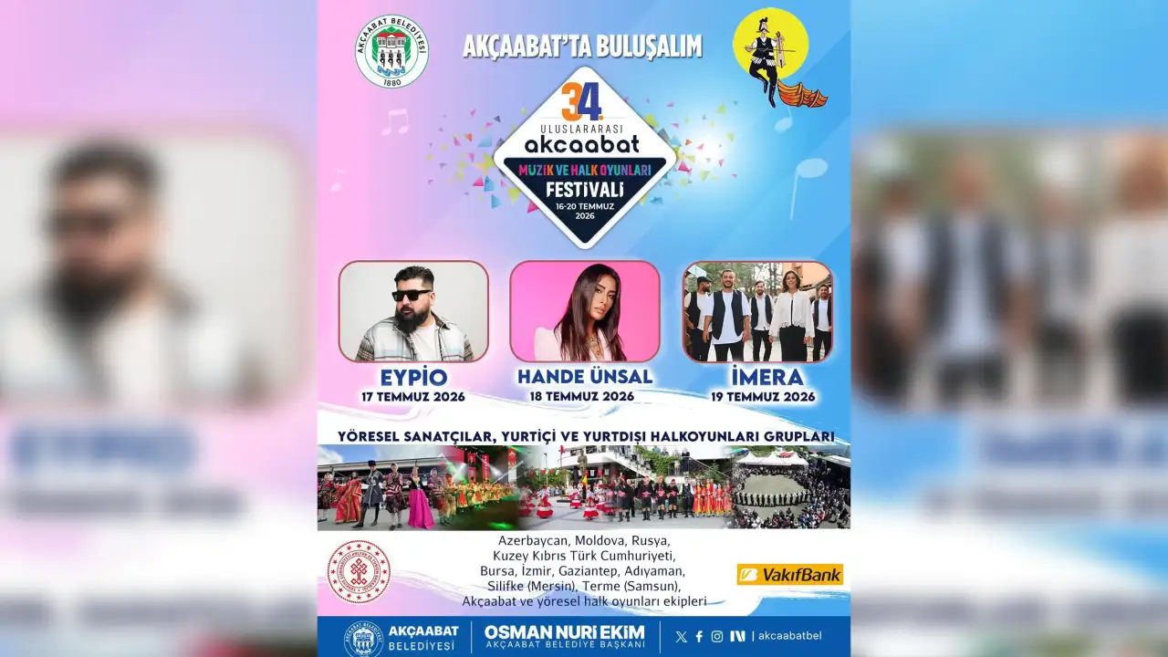 Akçaabat’ta Temmuz coşkusu! İki dev organizasyon başlıyor