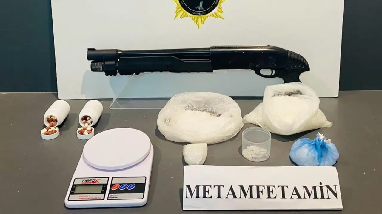 Atakum’da narkotik operasyonu! 831 gram metamfetamin ele geçirildi