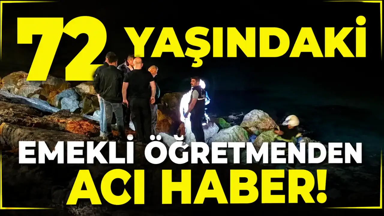 Emekli öğretmen denizde ölü bulundu