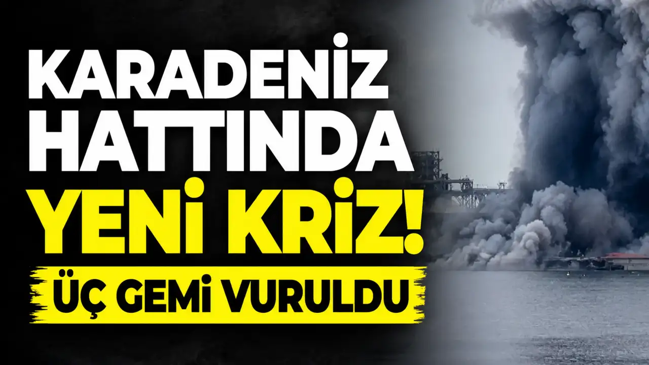 Karadeniz hattında yeni kriz! Üç gemi vuruldu
