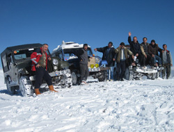 Kazıkbeli Yaylası'nda zor anlar