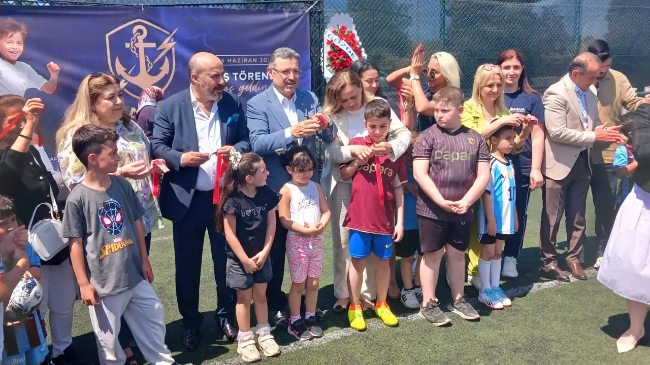 Trabzon’da çocuklar için yeni fırtına: Barva Futbol Akademisi açıldı