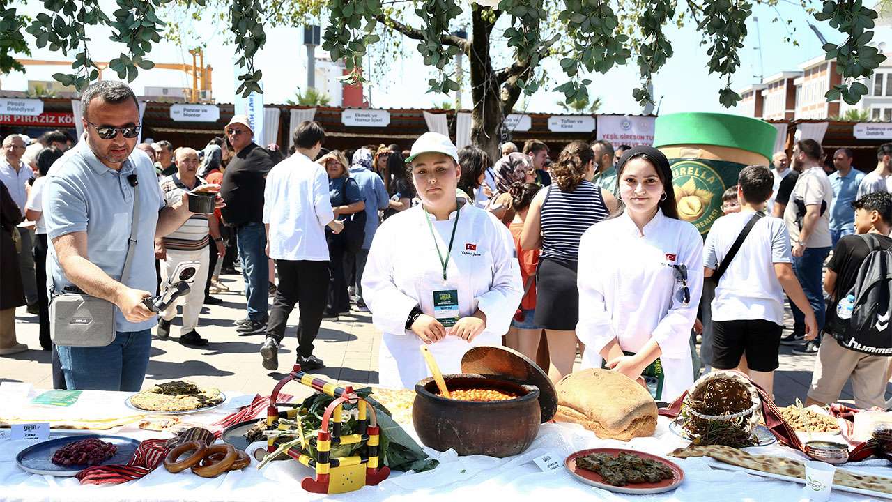 Giresun’un yöresel lezzetleri gastronomi festivalinde tanıtıldı