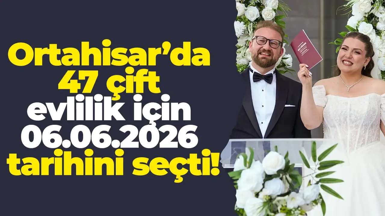Ortahisar’da 47 çift evlilik için 06.06.2026 tarihini seçti