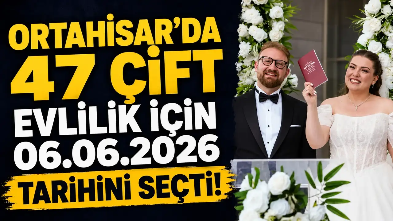 Ortahisar’da 47 çift evlilik için 06.06.2026 tarihini seçti