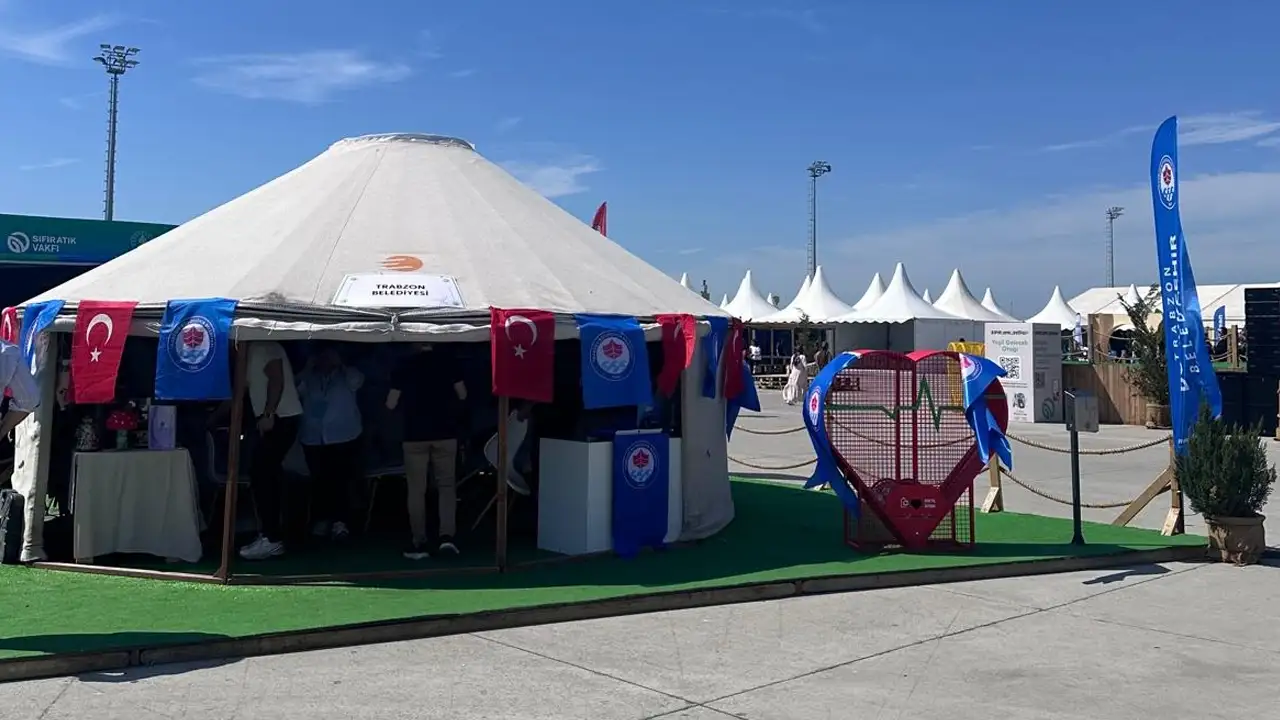Trabzon Büyükşehir'in standı Sıfır Atık Festivali'nde ilgi gördü
