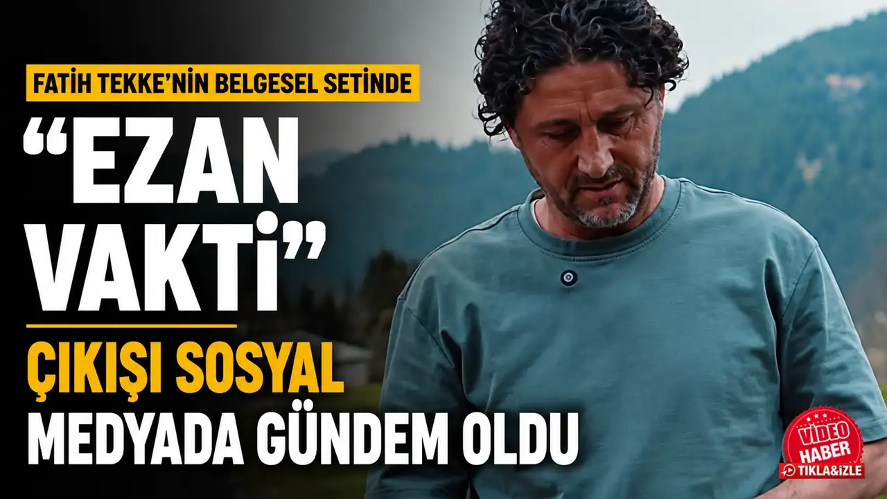 Fatih Tekke'nin belgesel setinde 