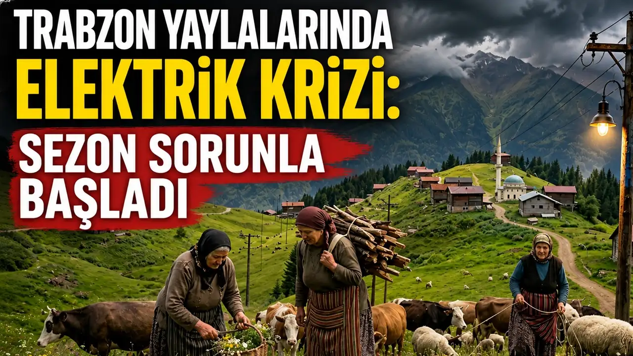 Trabzon yaylalarında elektrik krizi: Sezon sorunla başladı