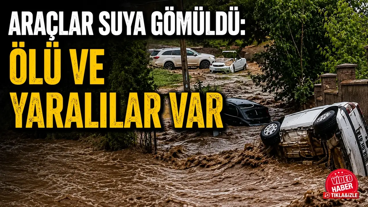 Niğde'de sel! Araçlar suya gömüldü: Ölü ve yaralılar var