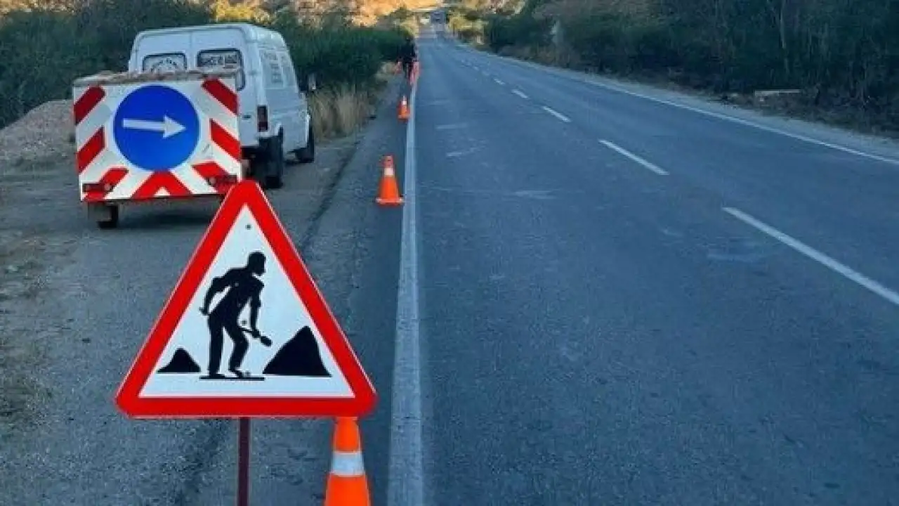 Trabzon-Rize yolunda çalışma başladı: Trafik tek şeride düştü
